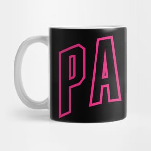 Paris Hot Pink Mug